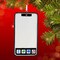 Polarx 4.0 Inch Cell Phone Christmas Tree Ornament , Tech Themed Phone